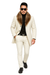 Fur Collars Men's Overcoat - Men's Peacoat and Cashmere Black