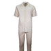 Mens Natural Linen Shirt and Pants Casual Outfit Set