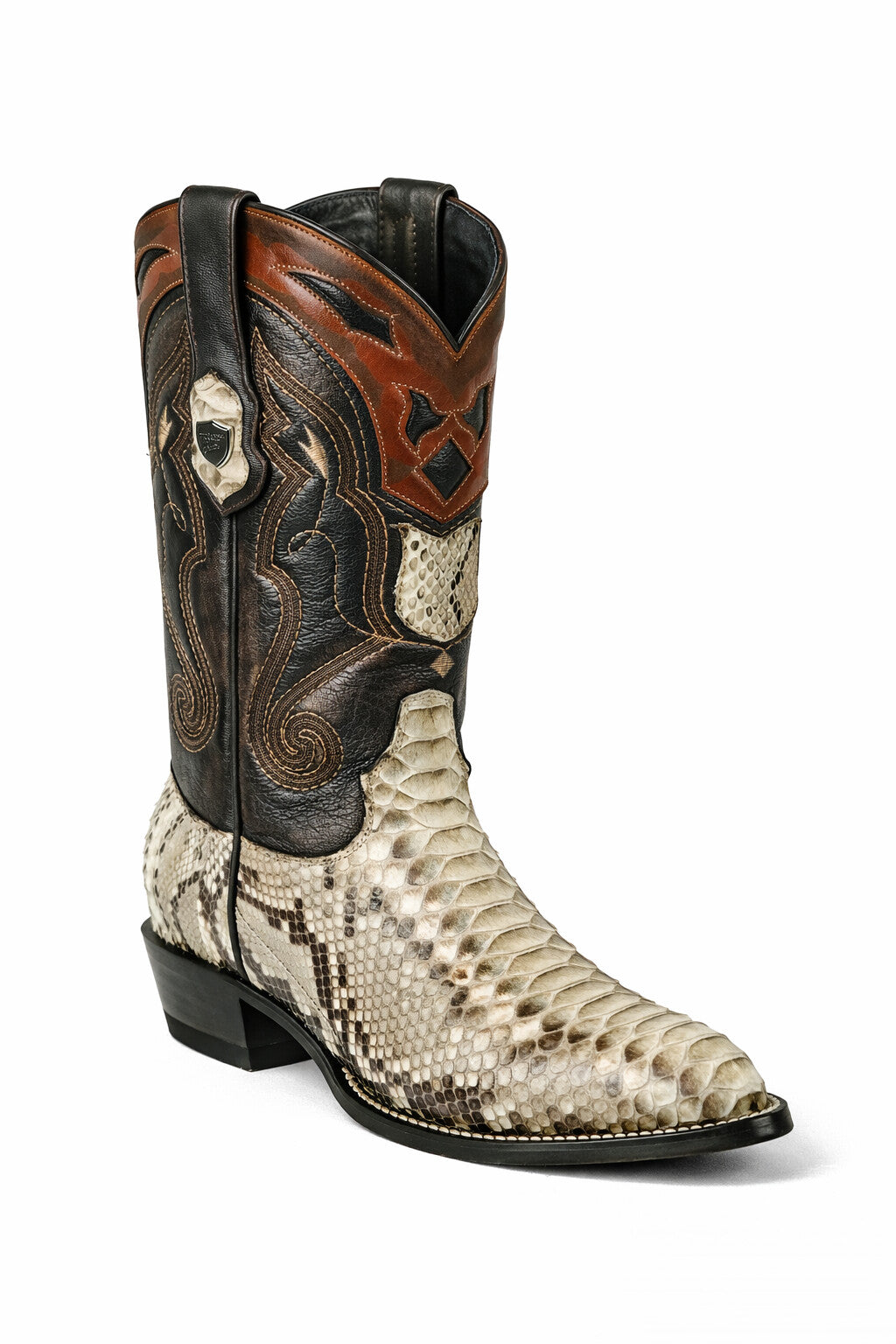 Men's Wild West Python Skin J Toe Boots 29957 - Image 33