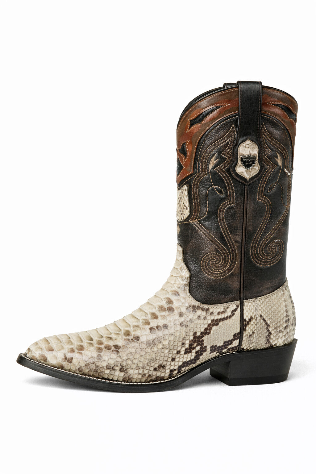 Men's Wild West Python Skin J Toe Boots 29957 - Image 34