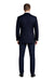 Men's Navy Blue Italian Style Blazer with Brass Buttons Classic Fit