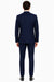 Mens 2 Button Modern Fit Vested Wool Suit in Eggplant