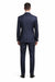 Mens Double Breasted Blazer - Wool Navy Blue Sport Coat With Gold Buttons