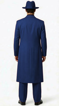 Men’s 1920s Red Zoot Suit – Long Mafia Gangster Three-Piece Vintage Outfit Zuit Pachuco Style