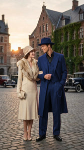 Men’s 1920s Red Zoot Suit – Long Mafia Gangster Three-Piece Vintage Outfit Zuit Pachuco Style