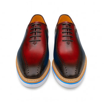 Carrucci Stylish Two-Tone Brogue Oxford