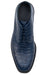 Navy Genuine Caiman Crocodile Belly Ankle Boot by Alligator Warehouse