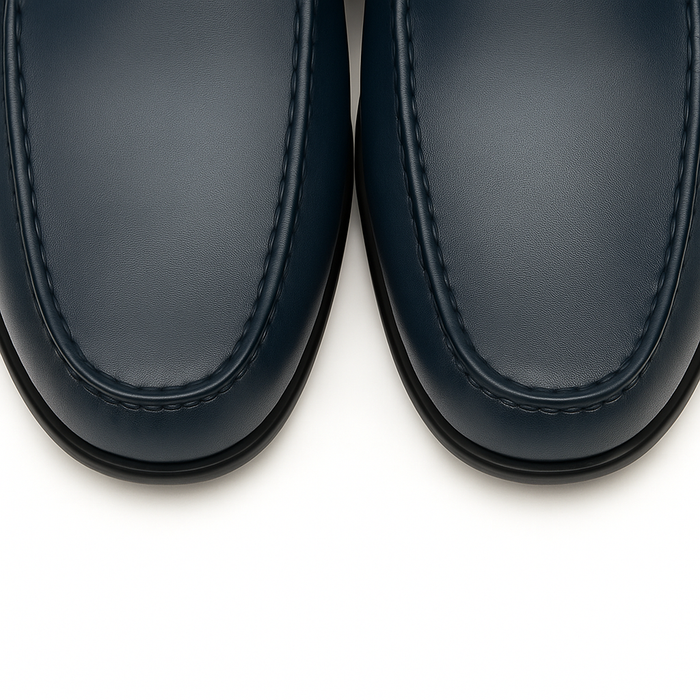 Mens Mezlan Brussels Metal Ornament Calfskin Loafer Dress Shoe in Tan