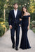 Men's Navy Blue Italian Style Blazer with Brass Buttons Classic Fit