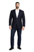 Men's Navy Blue Italian Style Blazer with Brass Buttons Classic Fit