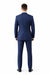 Navy Men's 2 Button Suit With Notch Collar Vest
