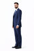 Navy Men's 2 Button Suit With Notch Collar Vest