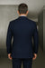 Wool Suit - Italian Made Business Suit by Statement Men's 3 Piece 100% Wool Fashion Suit - Herringbone Stripes