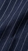Men’s 1920s Gangster Dark Blue Bold Pinstripe 3 Piece Suit, Vested Fashion Suit with Pleated Pants
