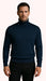 Men's Navy Blue Classic Turtleneck Sweater – Lightweight Knit Pullover