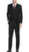 Brand: Caravelli Collezione Suit - Caravelli Suit - Caravelli Italy Caravelli Men'S Black 3-Piece Slim Fit 2-Button Vested Dress Suit Set