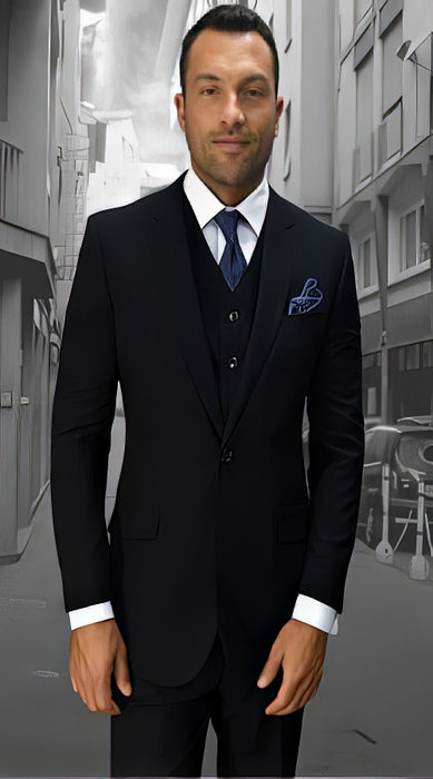 Men'S Statement Suits Clothing Confidence Plaid Charcoal 2 Button Double Breasted Vest Fine Brands Best Italian Style Cut Suits