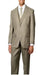 Brand: Caravelli Collezione Suit - Caravelli Suit - Caravelli italy Caravelli Men's Tan Shark Pattern 3 Piece Vested Suit
