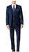 Brand: Caravelli Collezione Suit - Caravelli Suit - Caravelli Italy Caravelli Men'S 3-Piece Slim Fit 2-Button Midnight Blue Vested Dress Suit Set