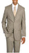 Brand: Caravelli Collezione Suit - Caravelli Suit - Caravelli italy Caravelli Men's 3 Piece Tan Vested Suit