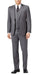 Brand: Caravelli Collezione Suit - Caravelli Suit - Caravelli italy Caravelli Men's 3-Piece Medium Grey Slim Fit 2-Button Vested Dress Suit