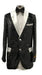 Men's Black Two Button  Suit