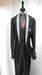 Men'S 3 Button Two Toned Tuxedo Jacket And Vest Suit Jacket Grey, Black
