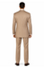 New Men'S Peak Lapel Pinstripe Stripe Suits Vested In Tan ~ Beige Pleated Pants - Three Piece Suit