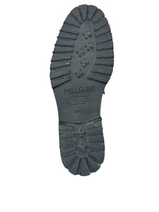 P041 Newport- Black Bit Suede Loafer