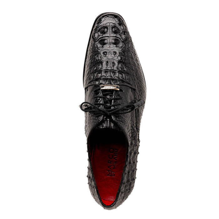 Marco Di Milano Nilo Nile Crocodile Derby Black