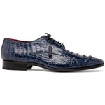 Marco Di Milano Nilo Navy Nile Crocodile Derby Shoe