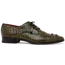 Marco Di Milano Nilo Forest Green Nile Crocodile Derby Shoe