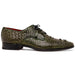 Marco Di Milano Nilo Forest Green Nile Crocodile Derby Shoe