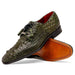 Marco Di Milano Nilo Forest Green Nile Crocodile Derby Shoe