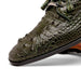 Marco Di Milano Nilo Forest Green Nile Crocodile Derby Shoe