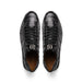 Marco Di Milano Nino Men's Black Sleek Genuine Caiman Crocodile Sneaker