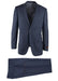 Novello Blue Birdseye, Modern Fit, Pure Wool Suit by Tiglio Luxe IDM7018/9