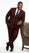 Men’s Burgundy Maroon Wine Suit with 2 Button Jacket and Matching Pants, Formal Wedding Dress Suit
