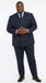 Men’s Kingsman Harrys Blue Pinstripe Double Breasted Suit, Formal Business Dress Suit