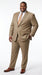 Men’s Champagne Gold Sharkskin Suit, Formal Wedding Church Business Dress Suit Set