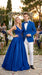 Men’s Royal Blue 2 Button Blazer with Notch Lapel, Wholesale Dress Casual Sport Coat