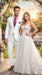 Men’s White Linen 2 Piece Suit with Two Button Jacket, Side Vents and Matching Pants