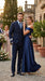 Men’s Dark Navy Blue Double Breasted 6 Button Suit, Classic Formal Wedding Business Suit