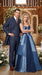 Men’s Blue Denim Zoot Suit with Long Jacket and Vest, Vintage Jeans Style Formal Outfit