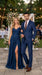 Men’s Ink Blue 2 Button Suit, Cobalt Midnight Blue Wedding and Business Dress Suit