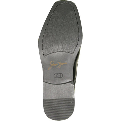 Bravo Mens Classic Formal Shiny Patent Tuxedo Shoe in Black