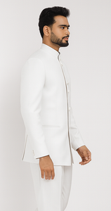 Off White Sale Cream Ivory Mandarin Suits For Men