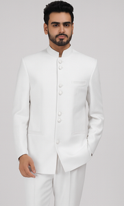Off White Sale Cream Ivory Mandarin Suits For Men