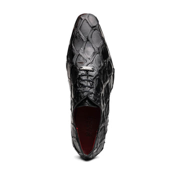 Marco Di Milano Olivieri Black Leather Shoe