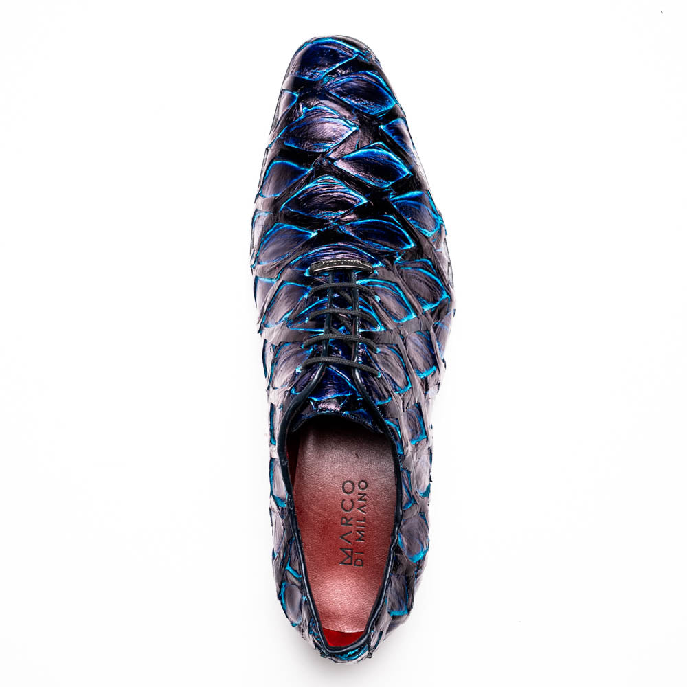 Marco Di Milano Olivieri - Royal Blue Leather Dress Shoe